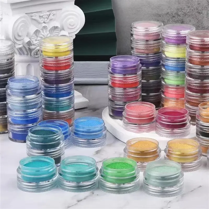 6Pcs Aurora Pearlescent Glitte - огляд і ціна Resin Glitter Pack