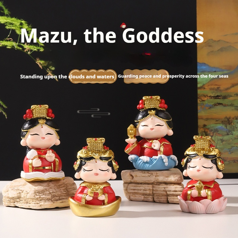 Chinese Style Mazu Resin Figur - огляд і ціна Crafting Resin